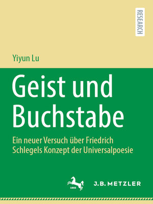 cover image of Geist und Buchstabe